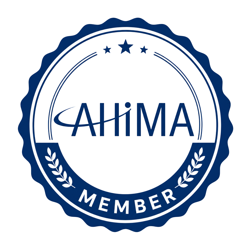AHIMA Members certification badge